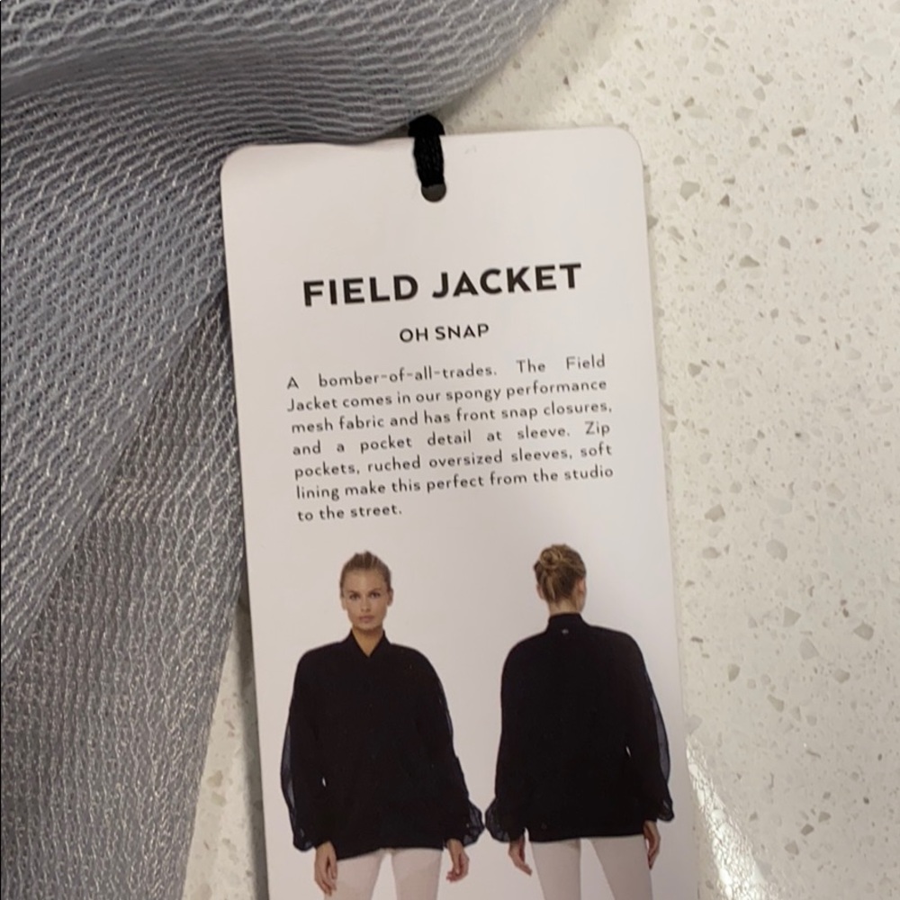 ALO Yoga Field Jacket in Grey NWT L - Picture 9 of 11